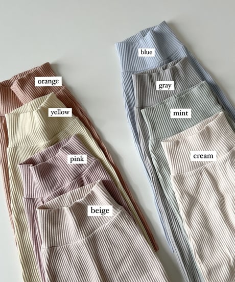 即納baby color sarrouel  leggings
