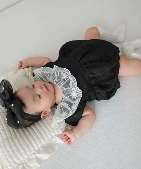 即納Emily Lace Collar Romper