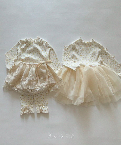 即納 aosta Camellia Leggings