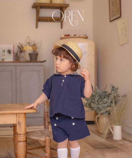 即納OREN Angelica Marine top and bottom set