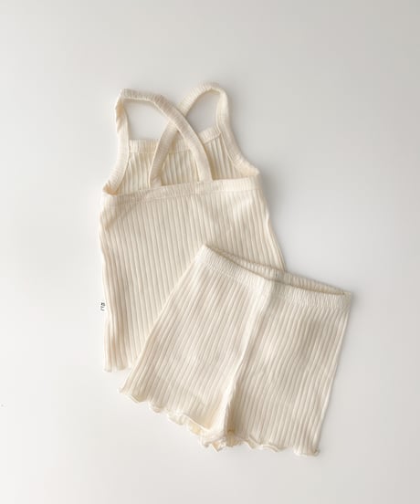 即納back cross camisole set up