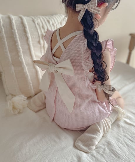 即納 bebe nine Romantic ribbon ruffle set