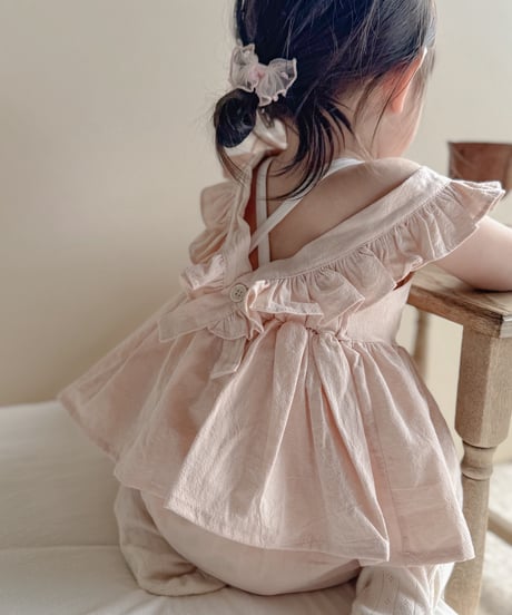 即納 bebe nine Rael frill set