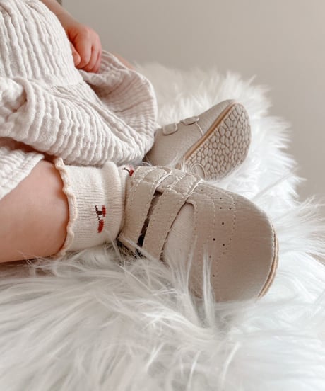 即納baby double strap shoes