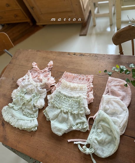 予約 marron Charming swimming suit
