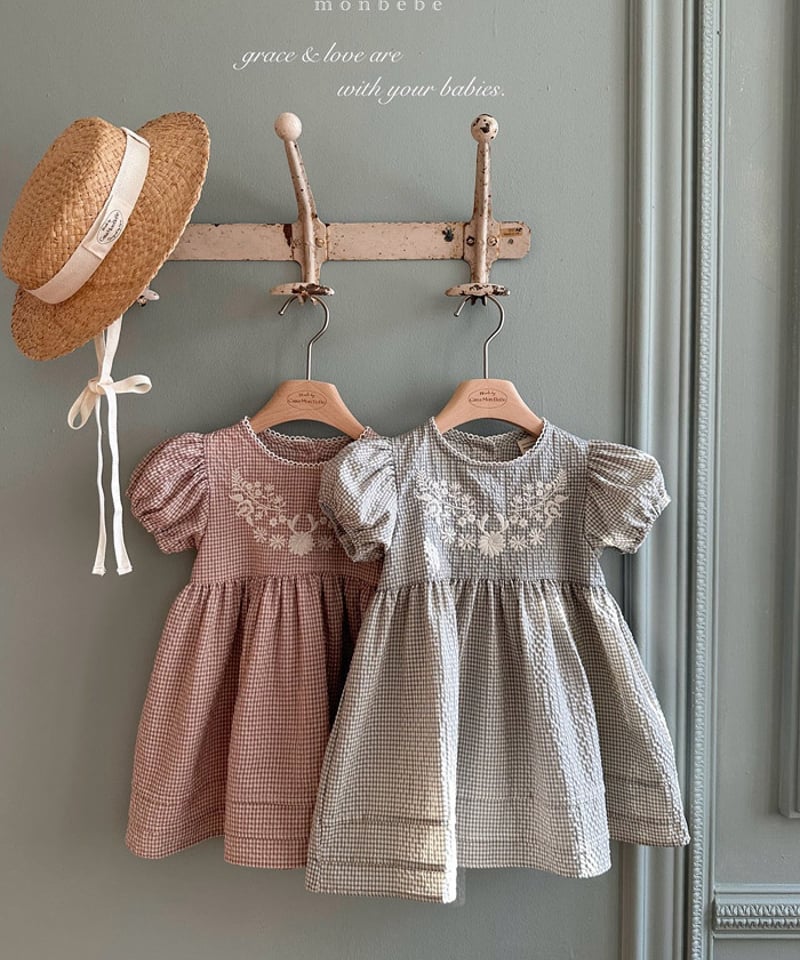 予約monbebe Hannah Embroidery One Piece | alli.