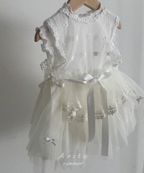 即納aosta lace vest