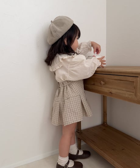 即納 mimi market Big Collar blouse