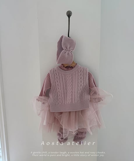即納 aosta knit warmer