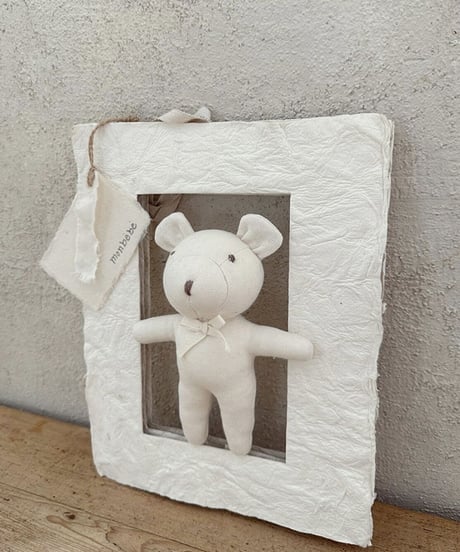 即納 monbebe bunny/bear rattle