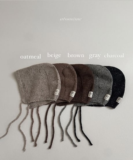 即納Popcorn nit bonnet