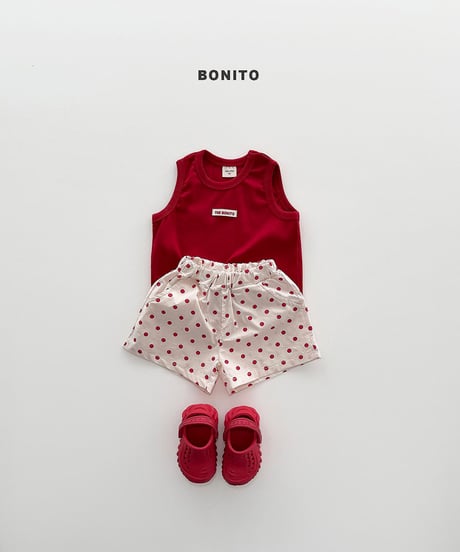 即納bonito Baby  dot pants setup