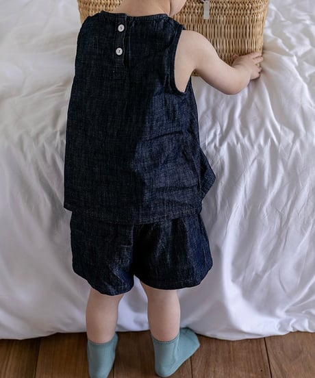 即納Daily denim set