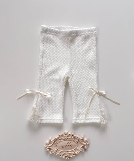 即納  lace boots cut pants