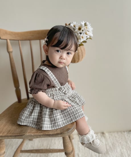 即納 check skirt bloomer