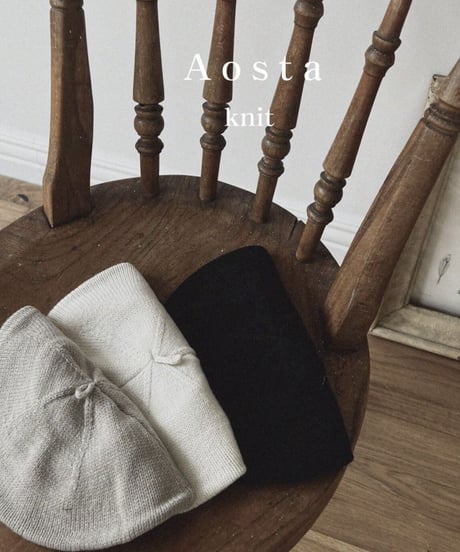 即納aosta knit béret