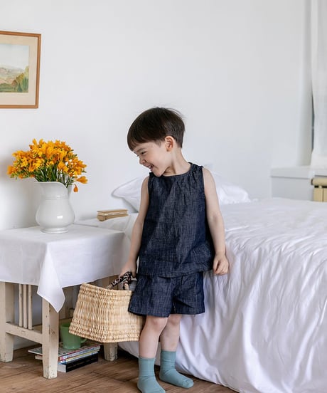 即納Daily denim set