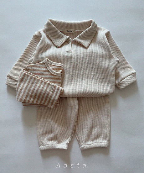 即納aosta Waffle pants