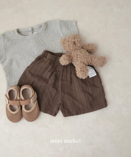 即納mimi market Ring Blue Blouse