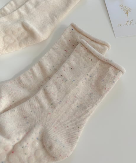 即納mix  roll socks set