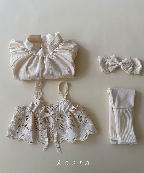 即納 aosta Lace bustier