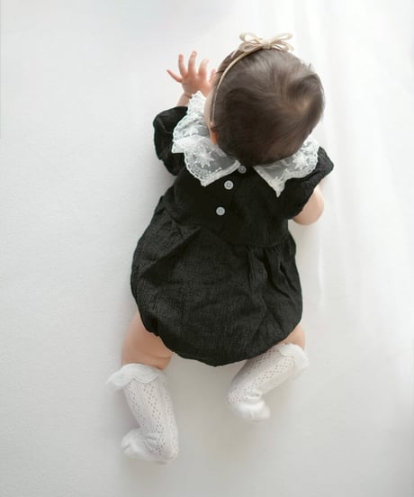 即納Emily Lace Collar Romper