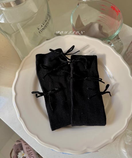 即納Ribbon socks