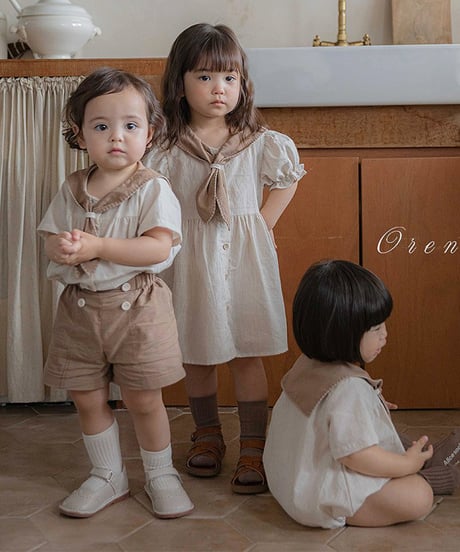 予約 OREN Pure Thai stripe dress