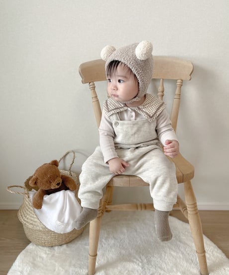 即納nunubiel cotton salopette