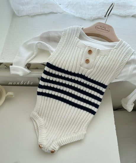 即納Cotton lib knit suit