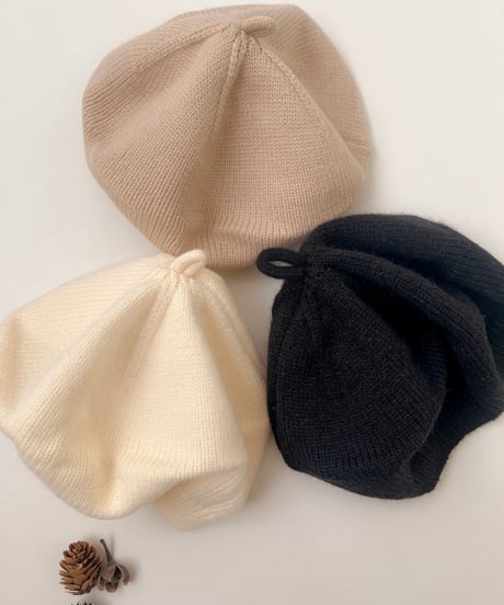 即納　knit béret