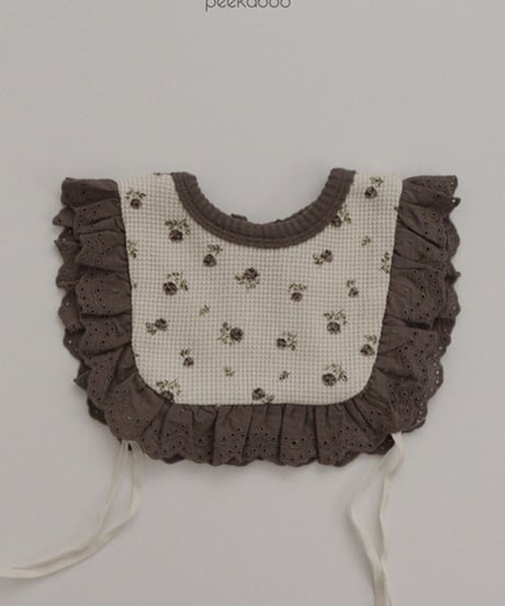 即納flower ribbon thermal bib