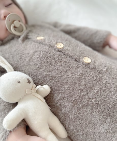 即納 fluffy bear coverall