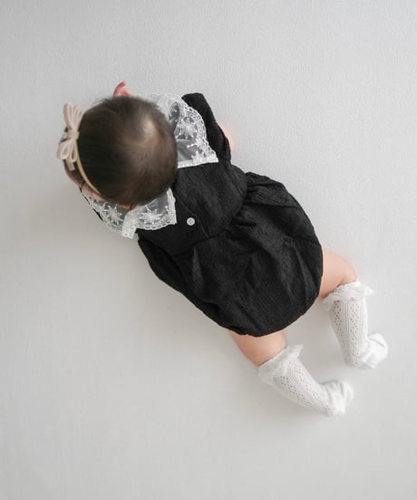 即納Emily Lace Collar Romper