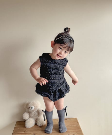 即納 bebe nine Lulu Bloomer Set