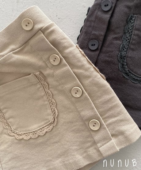 即納nunubiel Pocket skirt