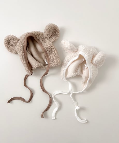 即納Bear  boa bonnet
