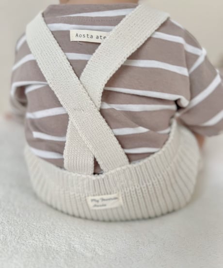 即納aosta Knit Overalls