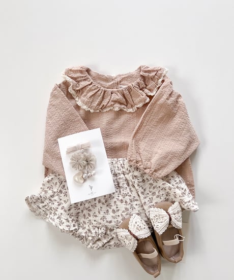 即納 petit flower frill skirt