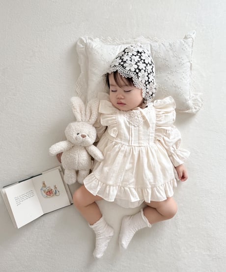 即納Lace bonnet