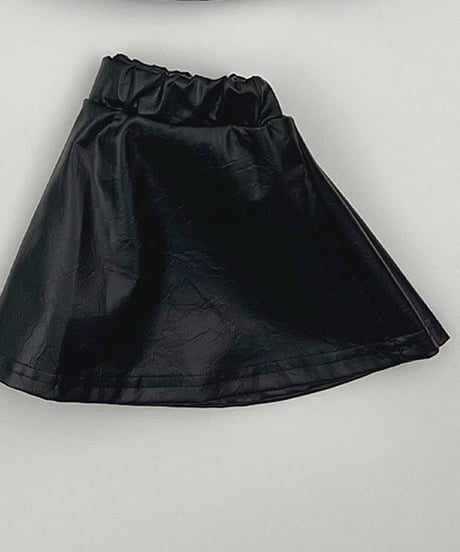 即納 HAROHARO Unique leather skirt