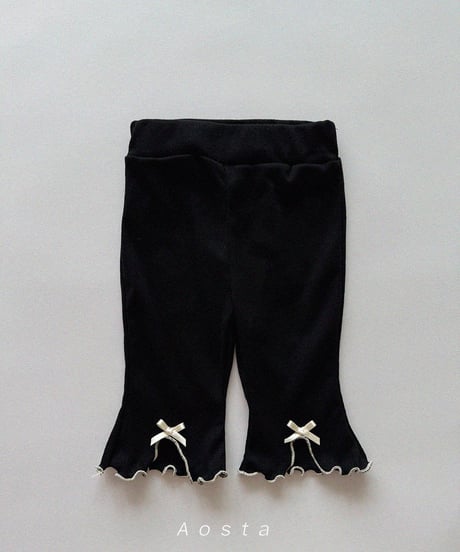 即納aosta Lip ribbon pants