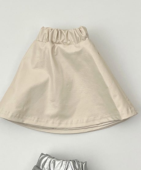 即納 HAROHARO Unique leather skirt