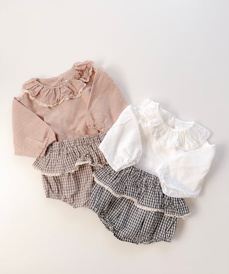 即納mimi market Ray collar blouse