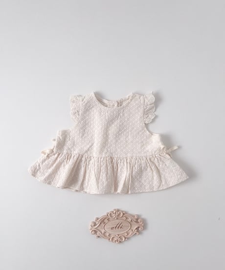即納 Flower frill cape