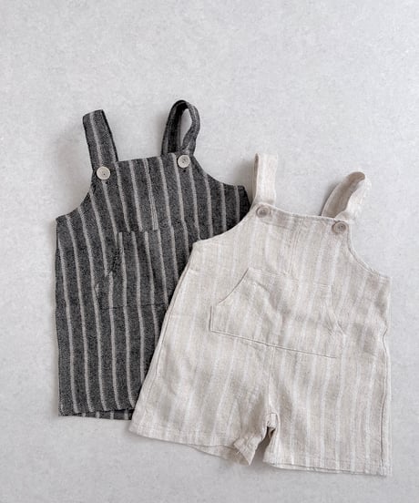 即納 nunubiel Linen suspender pants