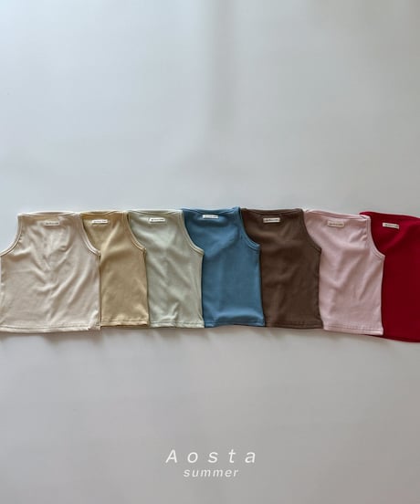 即納 aosta Everyday sleeveless tee