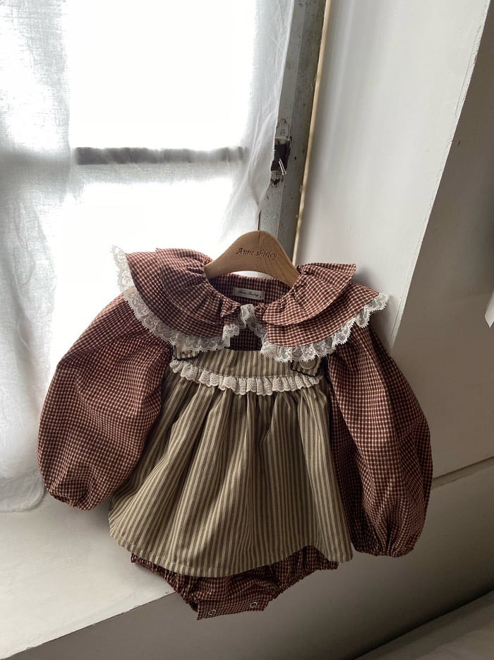 anne shirley トップス　ロンパース　カーデ　6着セット　 80cm 即納 Anne shirley Cotton collar suit | alli.