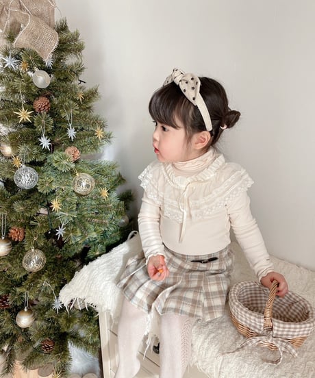 即納 stand frill lace collar