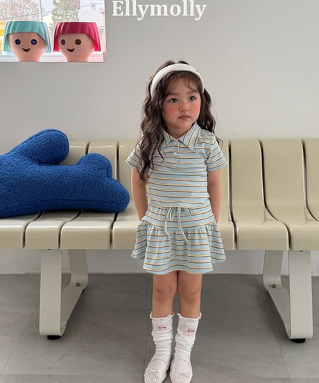 予約Elly Molly Sky frill skirt